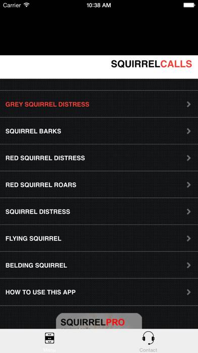 REAL Squirrel Calls and Squirrel Sounds for Hunting! Captura de pantalla de la aplicación