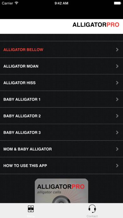 REAL Alligator Calls and Alligator Sounds for Calling Alligators (ad free) BLUETOOTH COMPATIBLE App screenshot #2