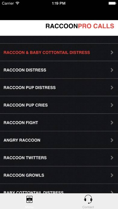 REAL Raccoon Calls and Raccoon Sounds for Raccoon Hunting App-Screenshot #2