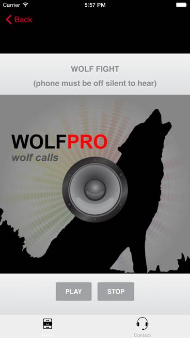 REAL Wolf Calls and Wolf Sounds for Wolf Hunting - BLUETOOTH COMPATIBLEi screenshot