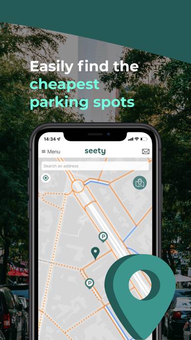Seety: smart & free parking App screenshot #3