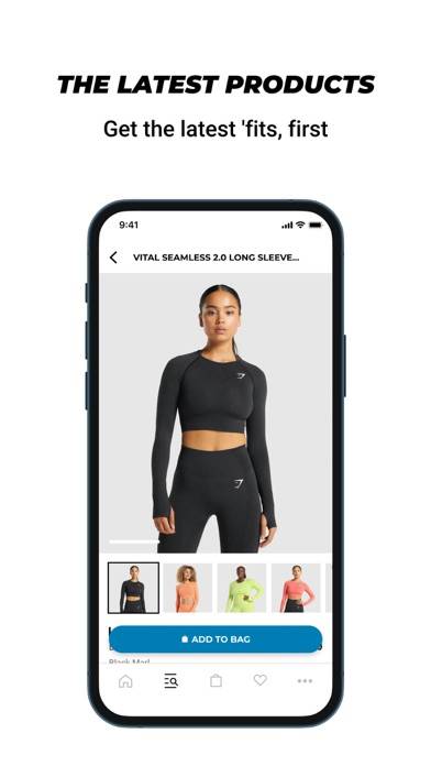 Gymshark App Capture d'écran de l'application #2