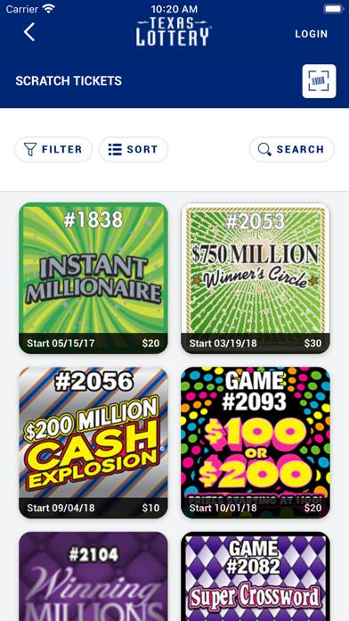 Texas Lottery Official App App screenshot #4
