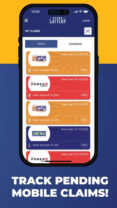 Texas Lottery Official App App screenshot