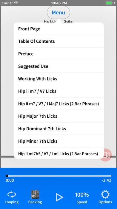 Hip Licks for Guitar (V1) App skärmdump #1