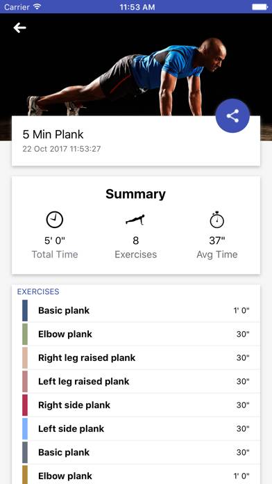 5 Minute Plank Challenge PRO Captura de pantalla de la aplicación #5