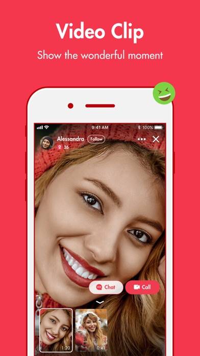 Clipchat- Go live video chat App preview #3