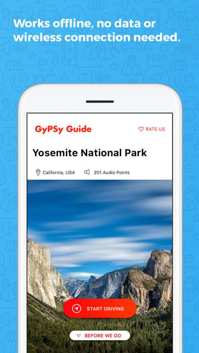 Yosemite GyPSy Guide Tour App screenshot