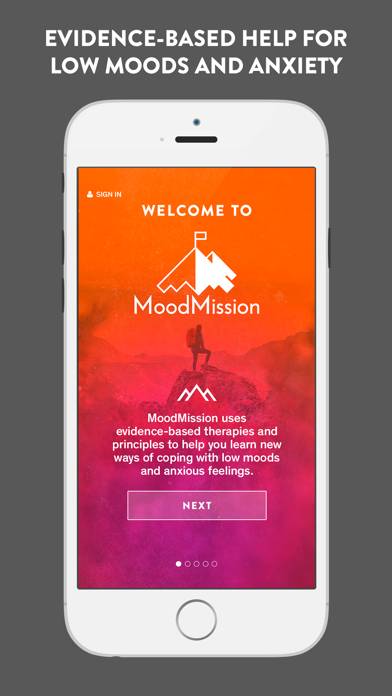 MoodMission Captura de pantalla de la aplicación #1