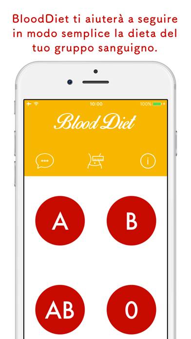 BloodDiet Schermata dell'app #1