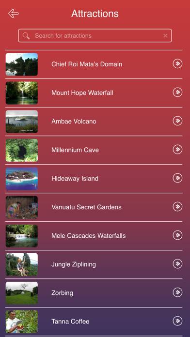 Vanuatu Tourist Guide App-Screenshot #3