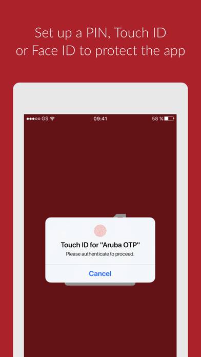Aruba OTP Schermata dell'app #3