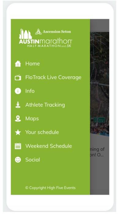 Austin Marathon App screenshot