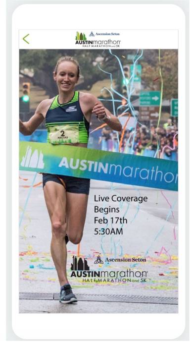 Austin Marathon App screenshot
