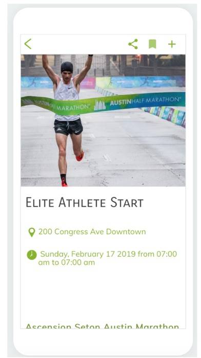 Austin Marathon App screenshot