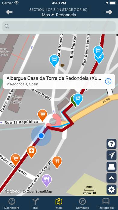 TrekRight: Camino Portugués Capture d'écran de l'application #2