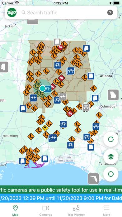 ALGO Traffic (by ALDOT & ALEA) App screenshot #1