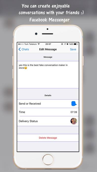 Prank Messages for Popular Social Chats Schermata dell'app #3