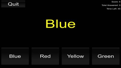 Stroop Test for Research Schermata dell'app #3