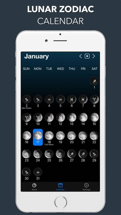 Lunar Phase Widget Schermata dell'app #5