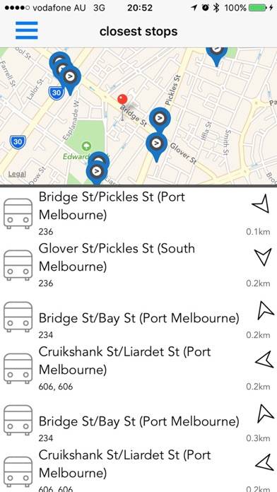Melbourne Public Transport App screenshot #4