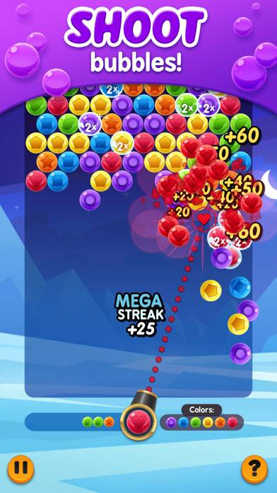 Bubble Cube 2: Top Cash Puzzle skärmdump av spelet