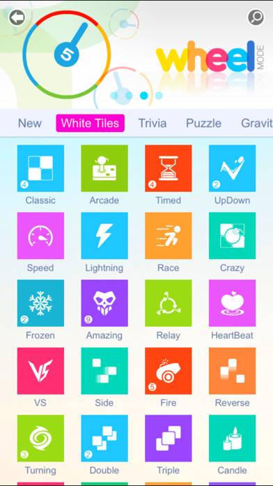 White Tiles 4 Pro : Piano Master (All games in 1) game screenshot