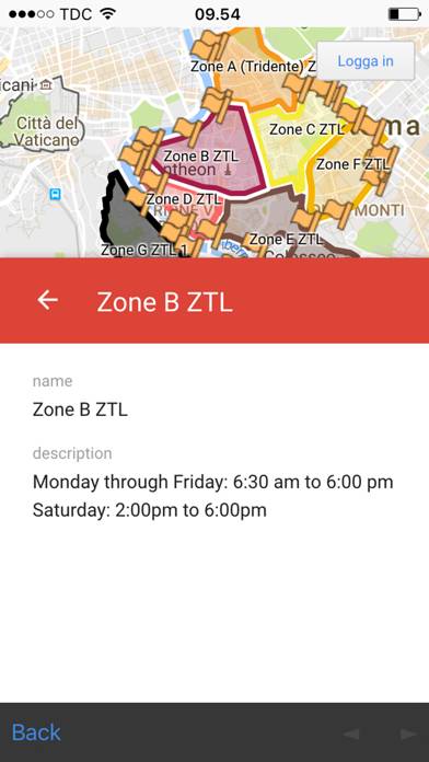 Zona traffico limitato Скриншот приложения #2