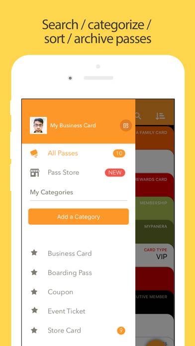 Pass2U Wallet Schermata dell'app #2