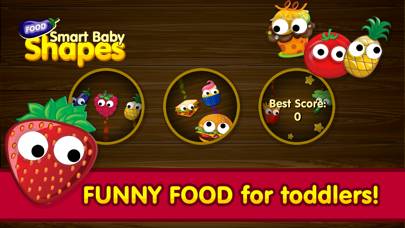 Smart Baby Shapes FOOD: Fun Jigsaw Puzzles and Learning Games for toddlers & little kids App screenshot #1