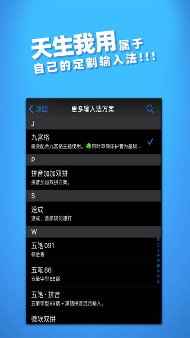 IRime输入法-小鹤双拼五笔郑码输入法 Uygulama ekran görüntüsü #5