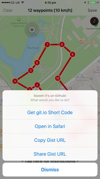 Spoofr  GPS & Location Simulator Captura de pantalla de la aplicación #3