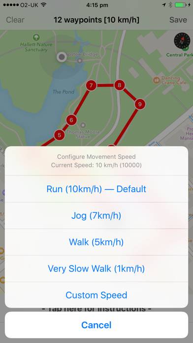 Spoofr  GPS & Location Simulator скриншот игры