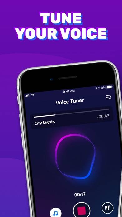 Voice Tuner Captura de pantalla de la aplicación #1