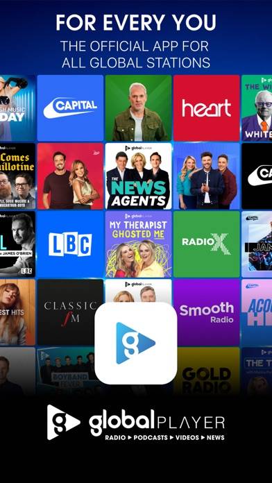 Global Player Radio & Podcasts captura de pantalla