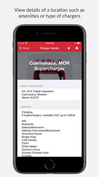 Supercharged for Tesla Schermata dell'app #3