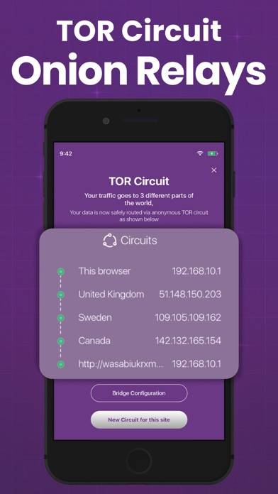 TOR Browser: Onion TOR plusVPN App Скриншот приложения #6