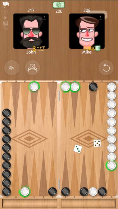 Backgammon Narde Online Скриншот приложения #1