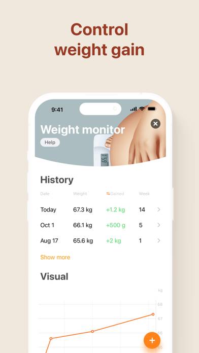Pregnancy and Due Date Tracker Uygulama ekran görüntüsü #4