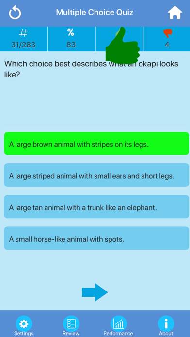 Wild Animals Quiz App screenshot #5