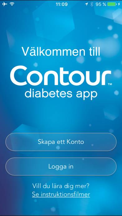 CONTOUR DIABETES app (SE) skärmdump