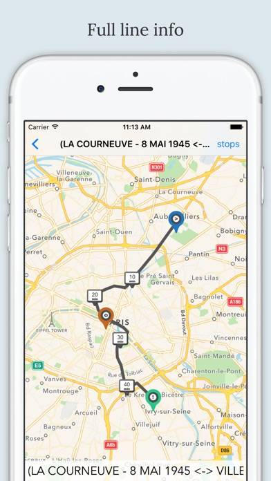 Paris Public Transport App screenshot #2