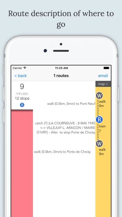 Paris Public Transport App screenshot #5