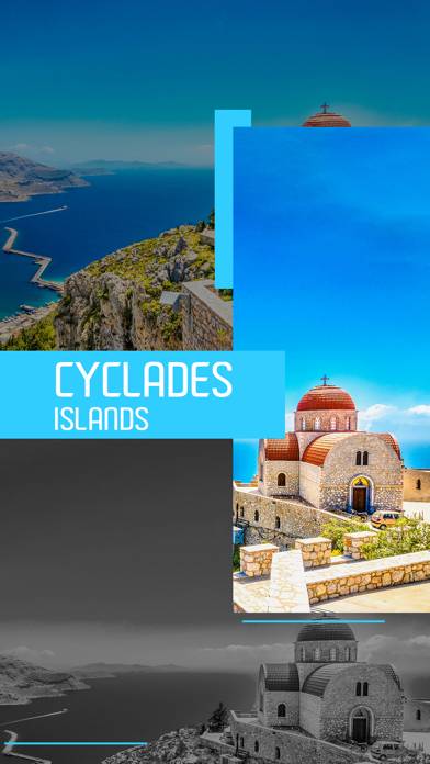 Cyclades Islands Tourism Guide Captura de pantalla de la aplicación #1