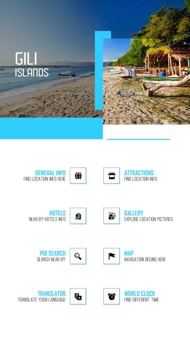 Gili Islands Tourism Guide App screenshot #2