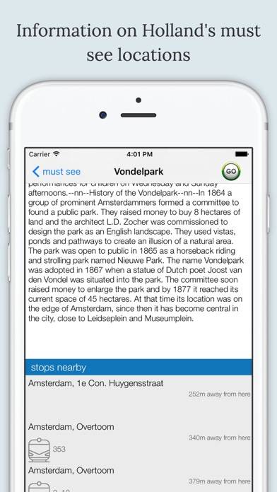 Holland Public Transport App-Screenshot #4