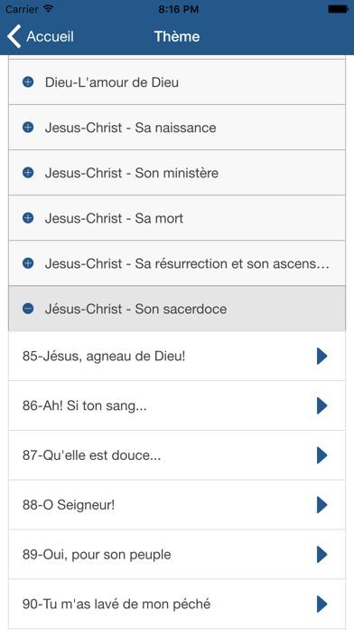Hymnes et Louanges Adventist App screenshot #3