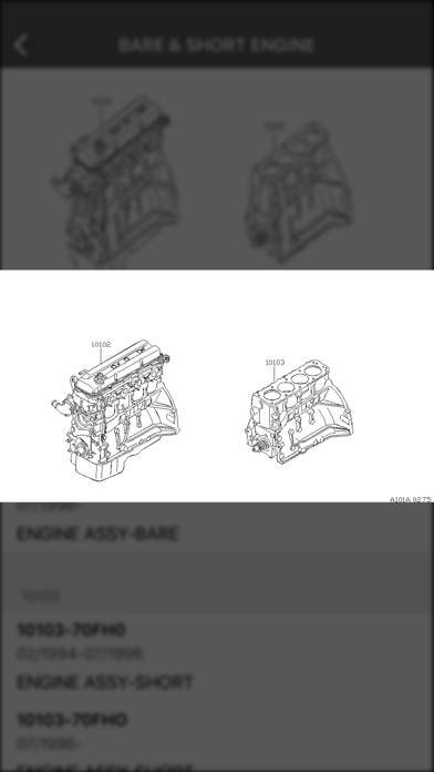 Car Parts for Nissan, Infinity Captura de pantalla de la aplicación #2
