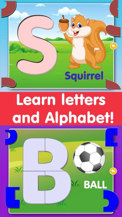 Swanky Alphabet Puzzle Games App screenshot #1