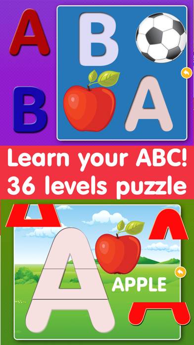 Swanky Alphabet Puzzle Games App screenshot #2